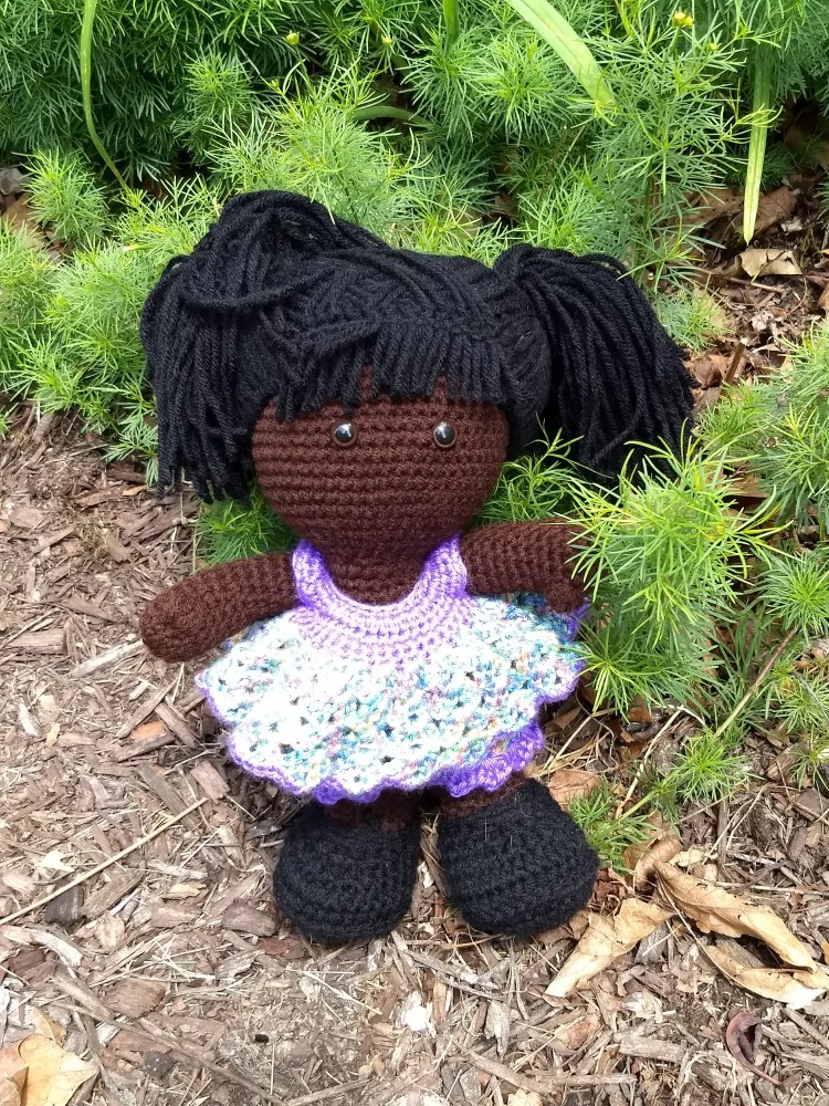 black hair girl outside